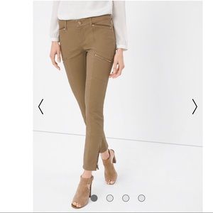 WHBM Khaki taupe jeans pants